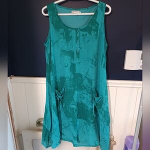 Ladies Periwinkle Boho Style Sundress XL